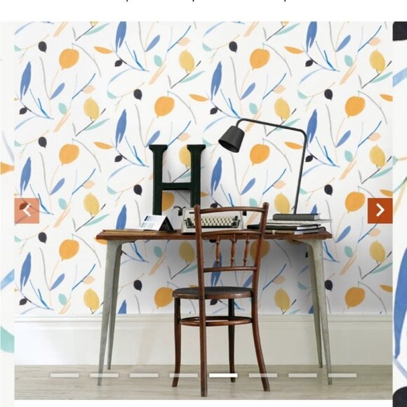 NEW Scion Oxalis Zanzibar Wallpaper Papaya/Honey Lot of 2 Rolls 11 Yards each - Picture 1 of 15